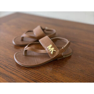 Michael Kors Brown Sandals Kids Size 12 [B4]